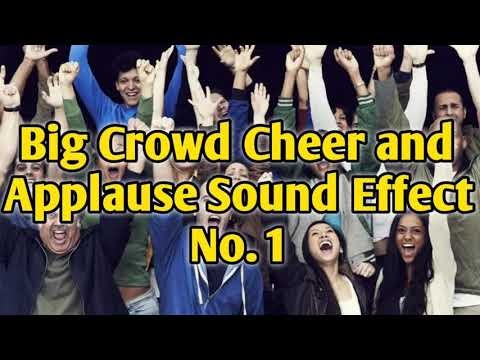 Big Crowd Cheer and Applause Sound Effect No. 1 | Vlog Sound Effects