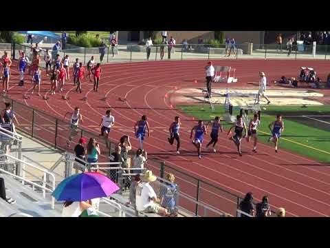 FSB 100m at Sunset League Finals 5-4-18 - Los Alamitos Boys