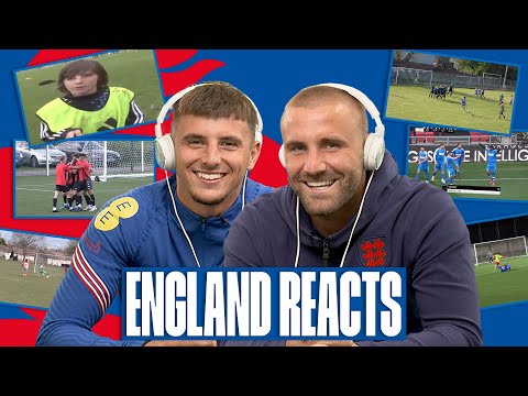 "I Hope It's Not 8-0!" 🤣 | Mount & Shaw React to Insane Grassroots Goals | England Reacts