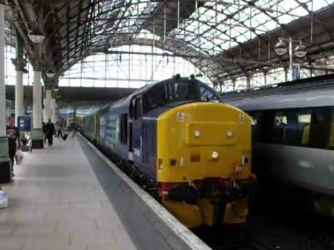 37425 departs Manchester Piccadilly on 5Z02 to Derby RTC