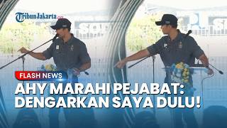 AHY Tegur Keras Kepala Balai Ciliwung yang Pergi saat Pidato: Mau ke Mana? Saya Bicara untuk Bapak