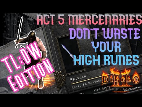 TL;DW: THEY FIXED THIS 1 WEAPON BUG | Frenzy Mercenary Hidden Mechanic | Diablo 2 Resurrected D2R
