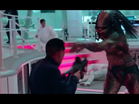 Predator 2018 All Fight Scenes