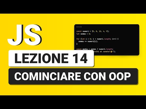 Javascript Tutorial Italiano 14 - OOP Programmazione ad Oggetti Javascript
