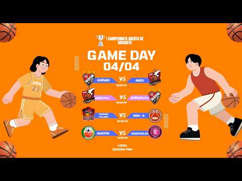 GRÊMIO X ASES - 1* CAMPEONATO ABERTO DE BASQUETE HUMAITÁ-AM