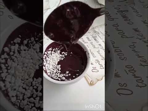 Açaí do Amazonas(E.precatoria) de Codajás no Amazonas da Fábrica Bellamazon, essa cor é Antocianina!