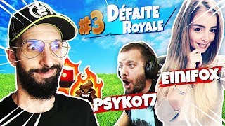 Je carry une streameuse en live sur fortnite ft psyko17 & einifox 