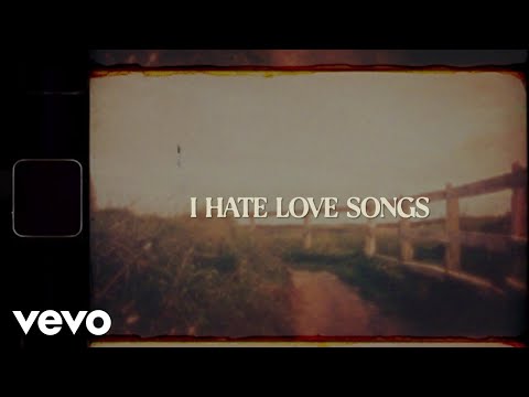 Miranda Lambert - I Hate Love Songs (Official Lyric Video)