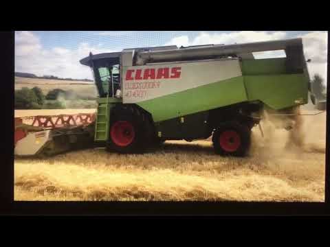 Claas Lexion 440 spring barley 2018