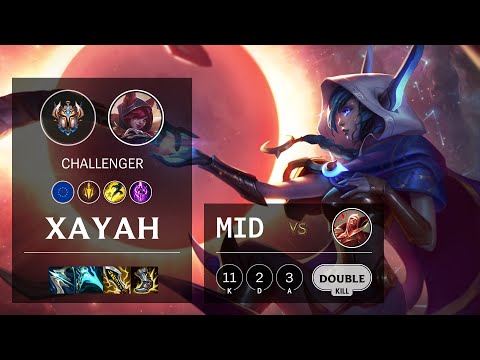 Xayah Mid vs Vladimir - EUW Challenger Patch 11.5