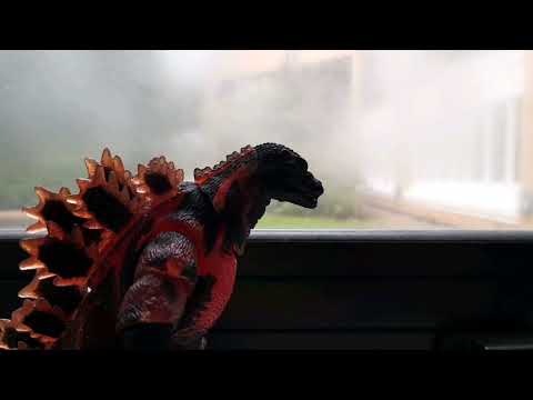 Burning Godzilla Atomic Breath Animation Test