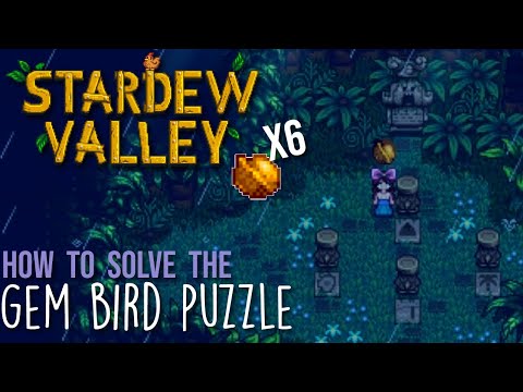 How to solve the Gem Bird Puzzle in Stardew Valley