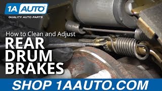 How to Clean and Adjust Rear Drum Brakes