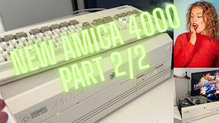 New Commodore Amiga 4000 WARP ENGINE 68040 Accelerator board! Part 2/2