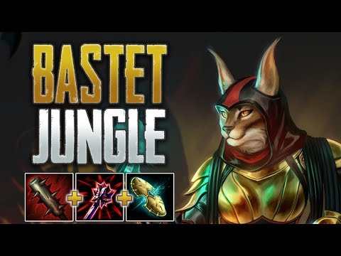 The Forgotten Assassin | Bastet Jungle Gameplay (SMITE Conquest)