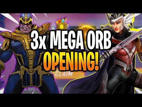 *NEW* 3x MEGA ORB OPENING! - MARVEL Strike Force - MSF