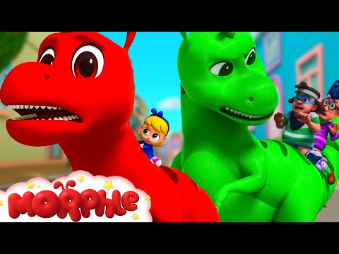 🦖SCARY DINOSAUR CHASE!!🦖The Orphle Bandits| Best Episodes of Morphle TV | Monster Cartoon for Kids