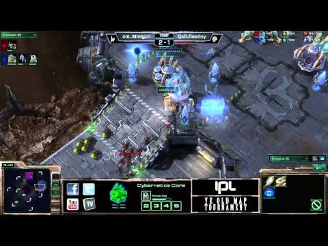 Destiny vs Minigun - Game 4 - YOMT Ro16 - StarCraft 2