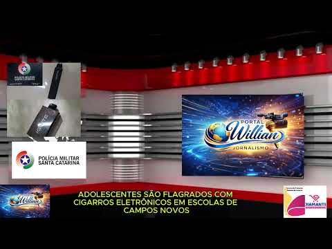 Portal Willian ADOLESCENTES SÃO FLAGRADOS COM CIGARROS ELETRÔNICOS EM ESCOLAS DE CAMPOS NOVOS