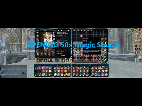 Opening 50x Magic Source (Spelltower Box)| Atlantica Online
