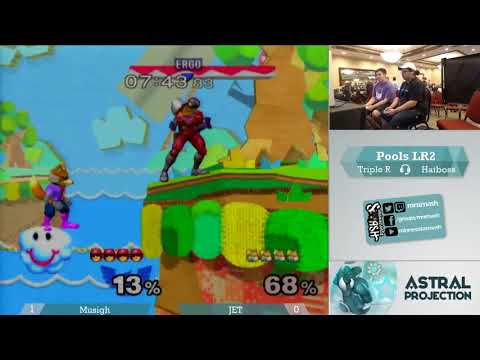 [Melee Pools LR2] Musigh(Falcon) vs JET(Fox) [DownB_ September Monthly | Astral Projection]