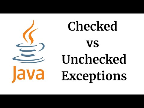 Checked vs Unchecked Exceptions in Java