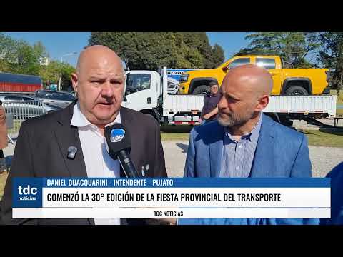 PUJATO | COMENZÓ LA 30° EDICIÓN DE LA FIESTA PROVINCIAL DEL TRANSPORTE