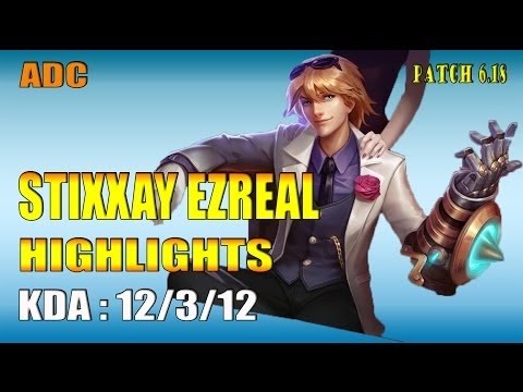 CLG Stixxay Ezreal vs Jhin ADC - Highlights (Sep 17, 2016)