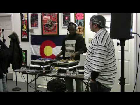DJ Ktone and Hypeman P @ cheapo discs live 2-8-08