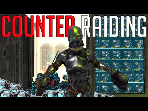 How We Became INSANELY RICH By Countering 2 Raids On The Most Populated Server - ARK