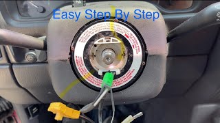 Jeep Cherokee XJ Clock Spring Step By Step! #jeep #jeeplife