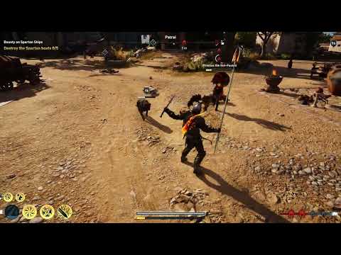 Odyssey | Bounty Fire Test - Ignite To Blind Then Assassinate - Burn Armour, Spear