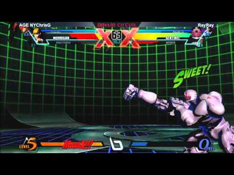 UMVC3 @ NLBC #34 - RayRay vs AGE NYChrisG - GRAND FINALS