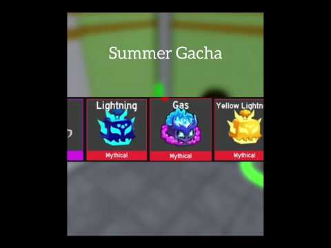 Summer Gacha 💀 | Blox Fruit update 27 | #roblox #bloxfruits #youtubeshorts