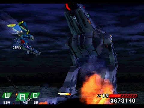 Einhander Hard Mode Longplay part 1/4 - PS1 - PlayStaion - PSX  - Shmups - STG