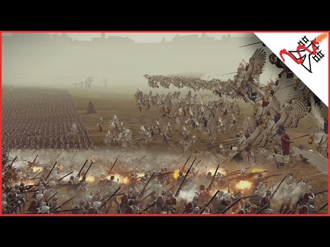 936 PEGASUS KNIGHTS vs 10500 HANDGUNNERS - Total War: WARHAMMER