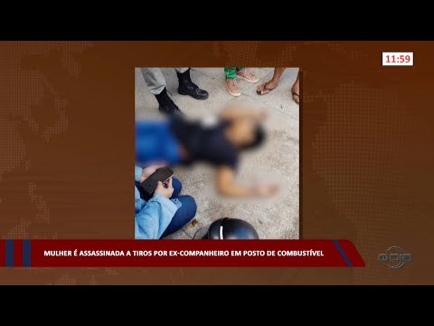 Mulher é assassinada a tiros por ex-companheiro em posto de combustível 12 04 2023