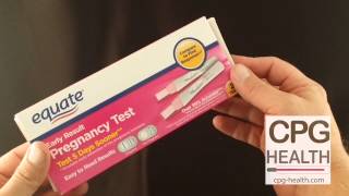 Equate Pregnancy Test, Early Result, CPG Health