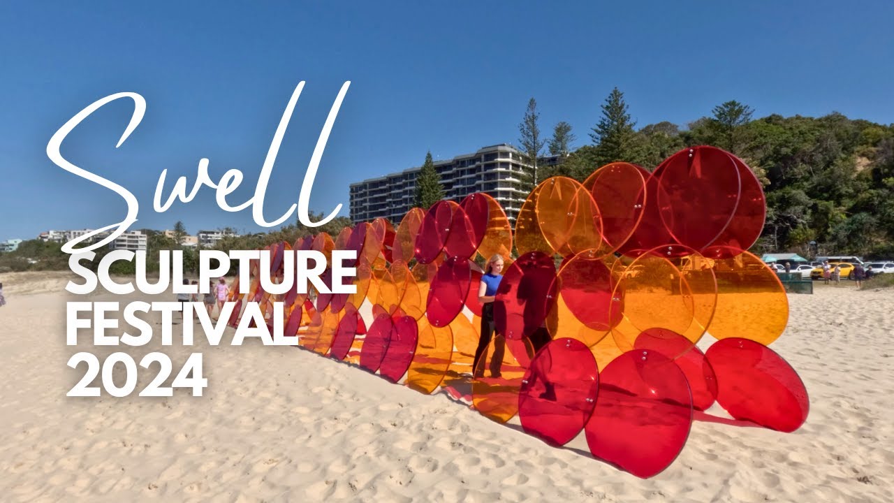 Discover a captivating peek into Swell Sculpture Festival.