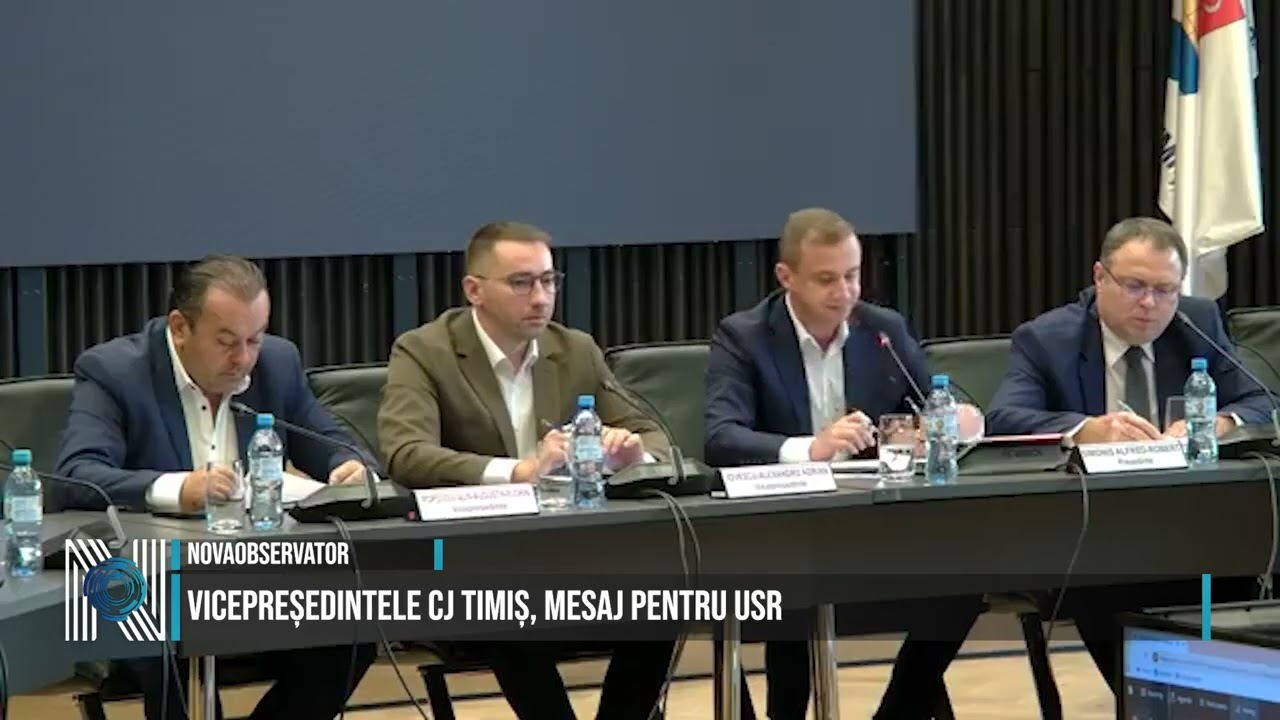 Vicepreședintele CJ Timiș, mesaj pentru USR