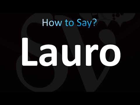 How to Pronounce Lauro (CORRECTLY!)