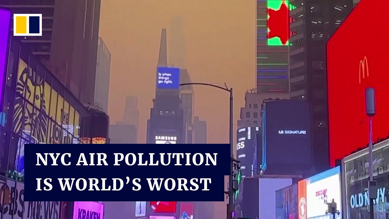 New York has world’s worst air quality as Canada wildfires rage