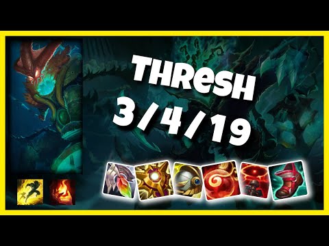 Thresh Challenger Gameplay S11 Replay 11.1 Support (3/4/19) - EU