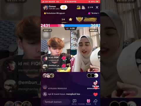 wawa live dengan ceman sweet pulk dorang ni
