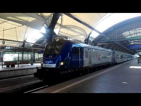 Wrocław Główny - Odjazd - EIC 6100 "FREDRO" z Newag Griffin E4DCUd-004 na czele