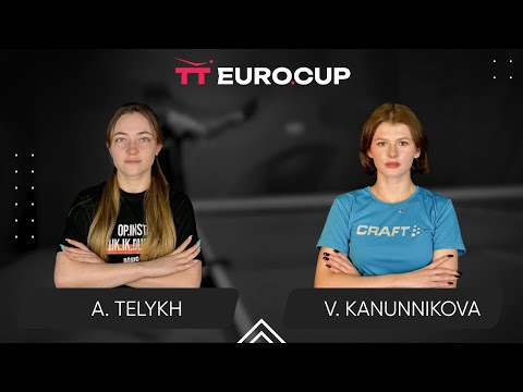 17:35 Anastasiia Telykh - Vasylysa Kanunnikova 13.08.2025 TT Euro.Cup Women Ukraine Star. TABLE 3