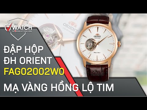 Đập Hộp Đồng Hồ Nam Orient FAG02002W0 Dây Da Giá Rẻ 2021