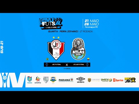 JEC FUTSAL x ATLAS FUTSAL-  Copa Mundo do Futsal Sub-21 - Fase de Grupos - 2ª Rodada