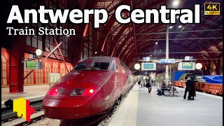 Why This Train Station Looks Like a Palace | Antwerp Central 4K60FPS
