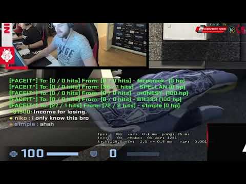 s1mple vs NiKo  csgo fpl !!!